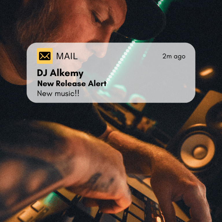 DJ Alkemy Release Day Email Blast